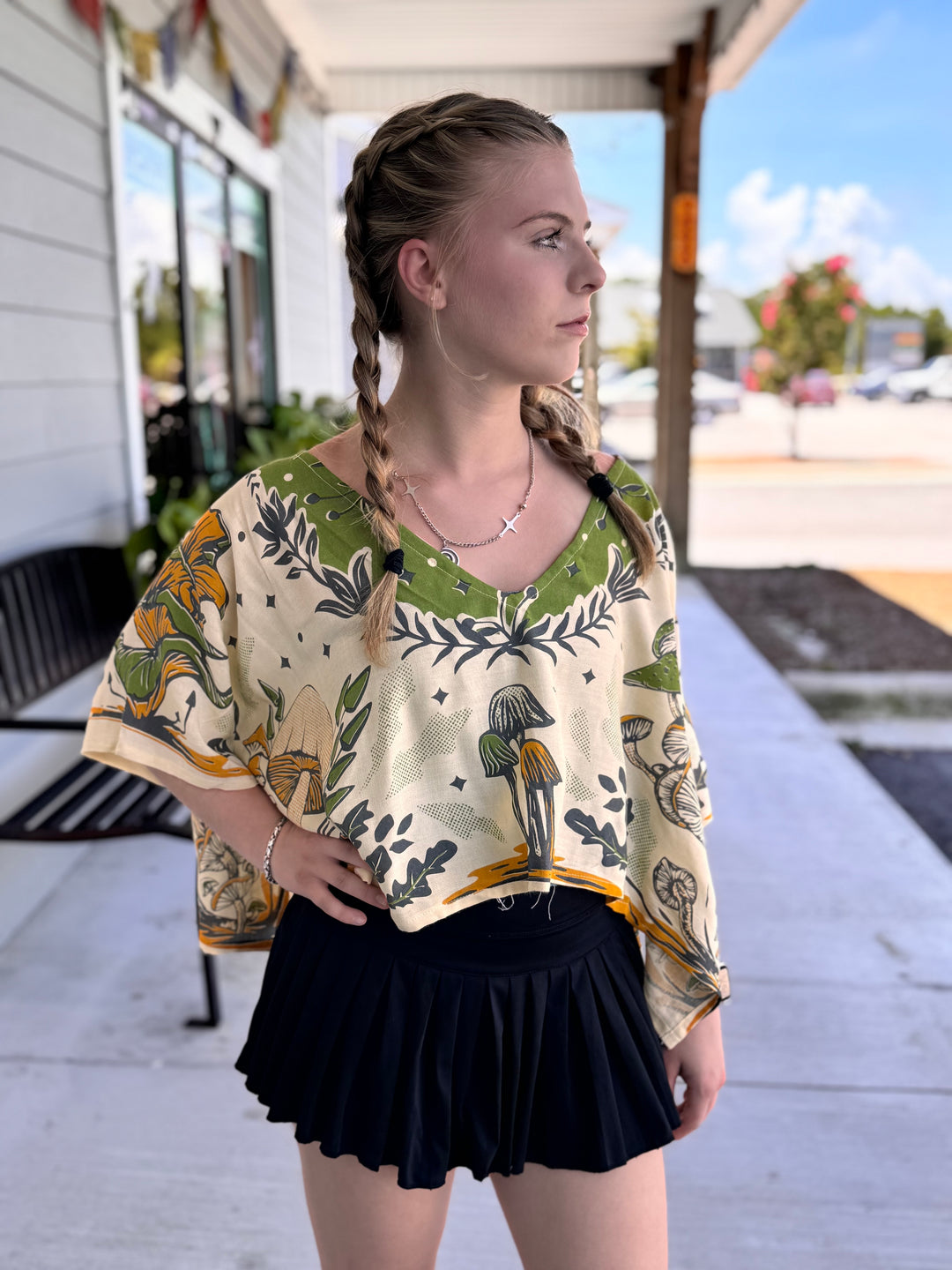 Mushroom Scarf Top