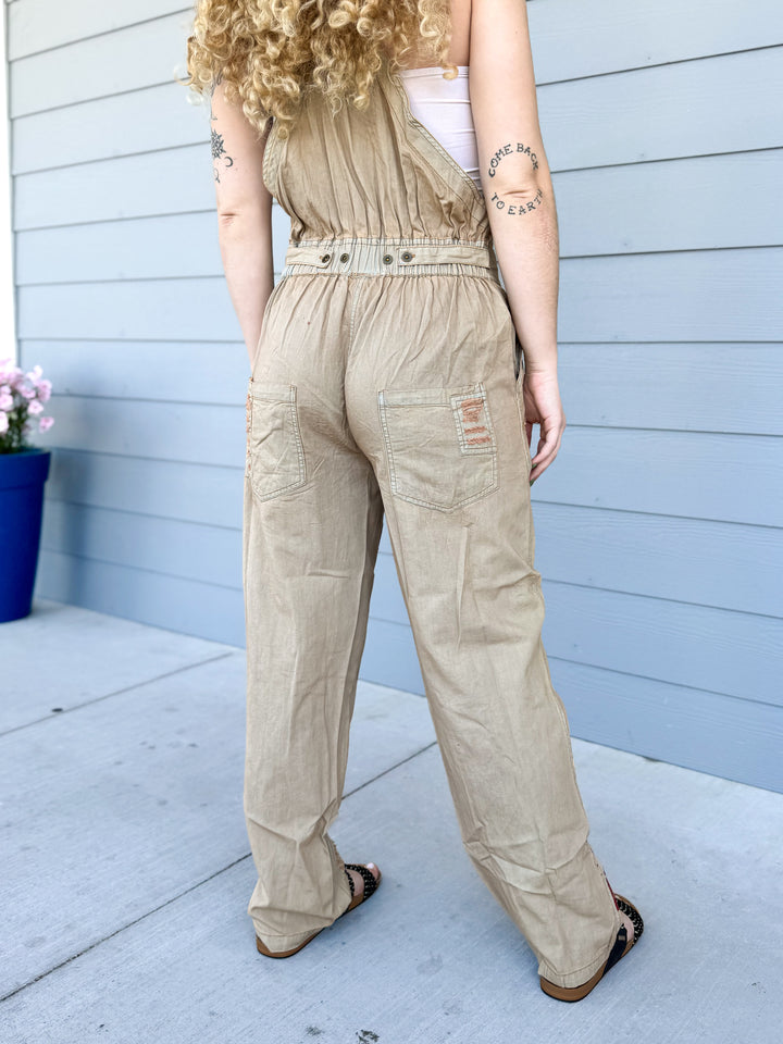 Teadye Hearted Overalls - Paper Lace