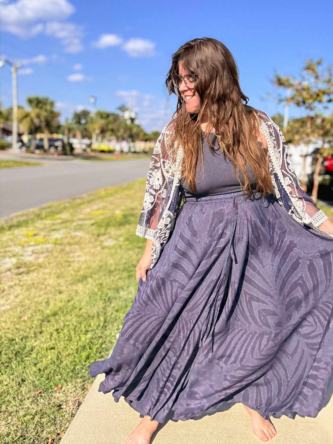 Hand Dyed Palazzo Pants