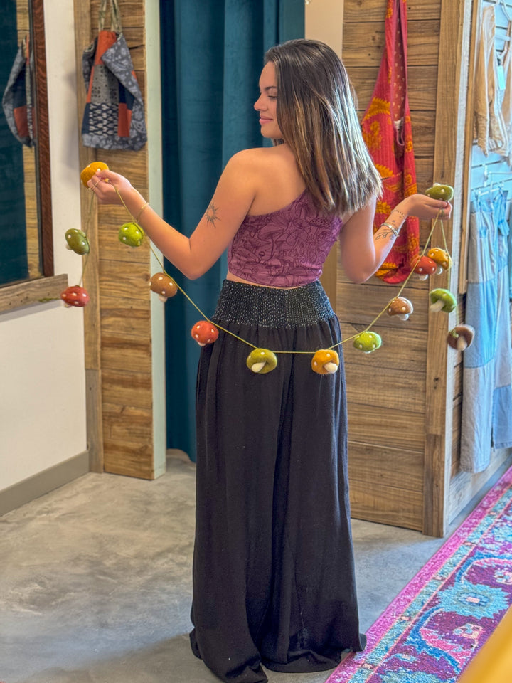 Felt Mushroom Garland