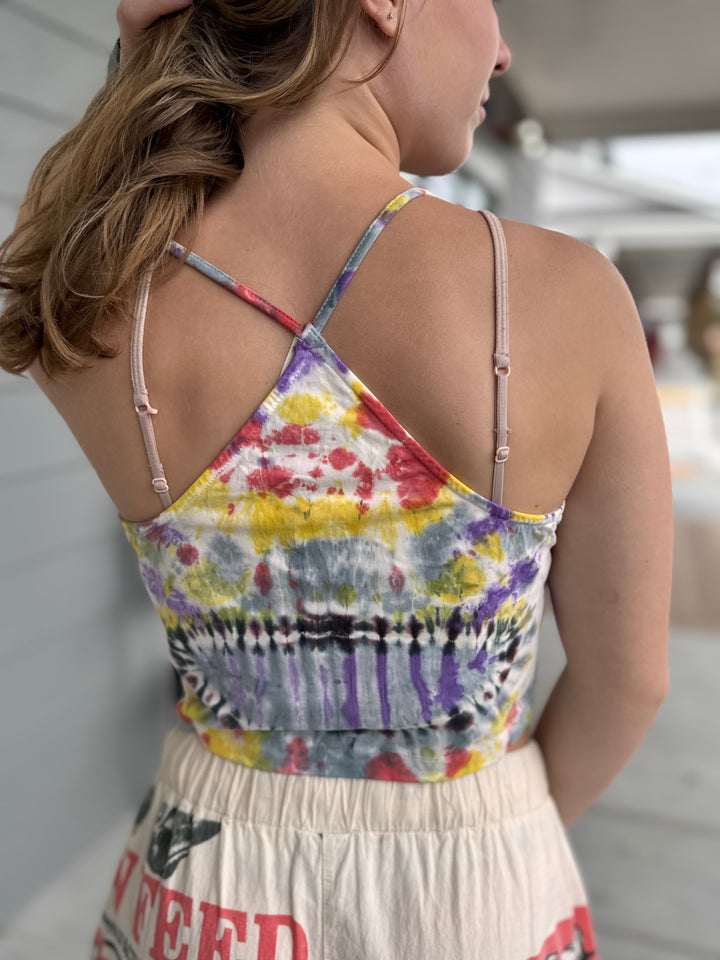 Prism Tie-dye Crop Top