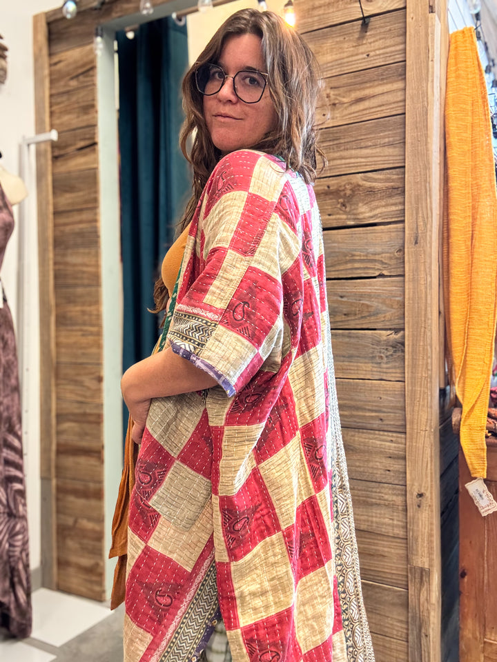 Peaceful - Kantha Ruana OOAK