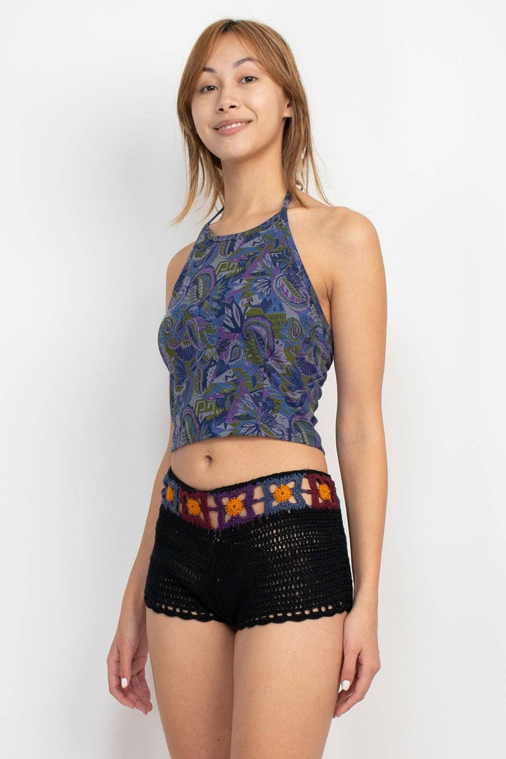 Groovy Paislety Halter Top