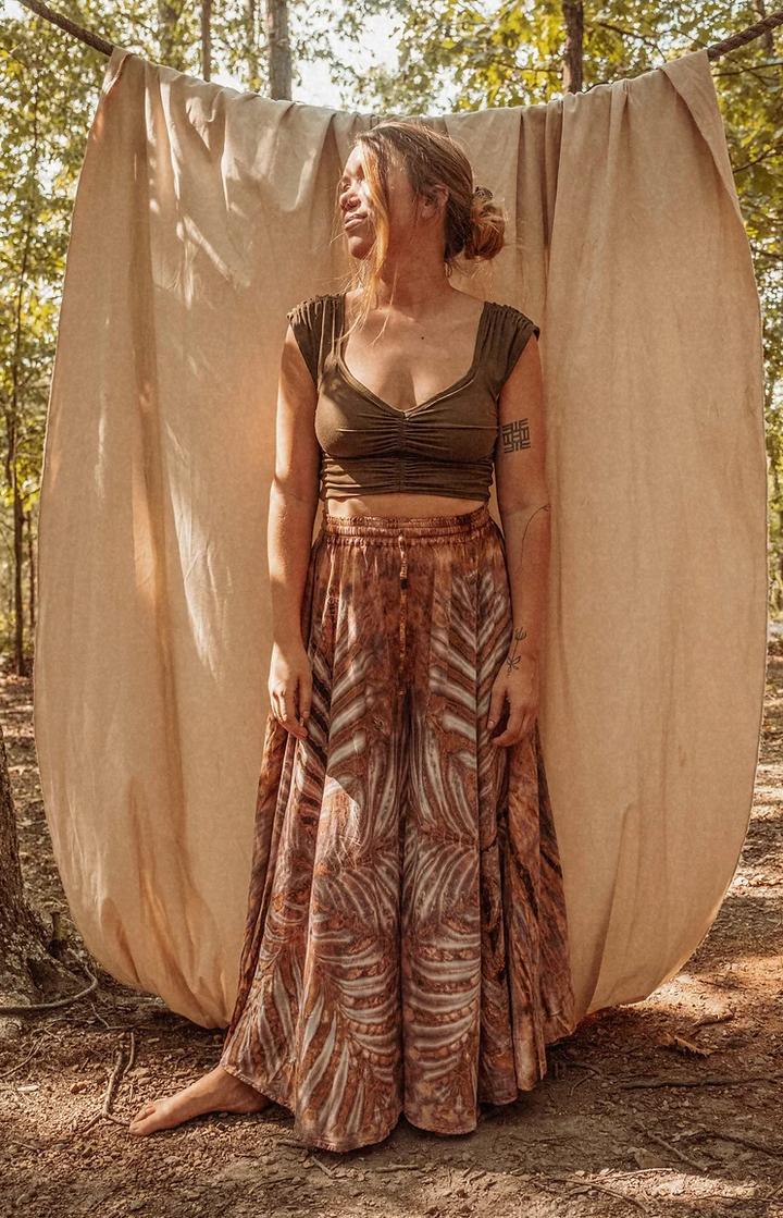Hand Dyed Palazzo Pants