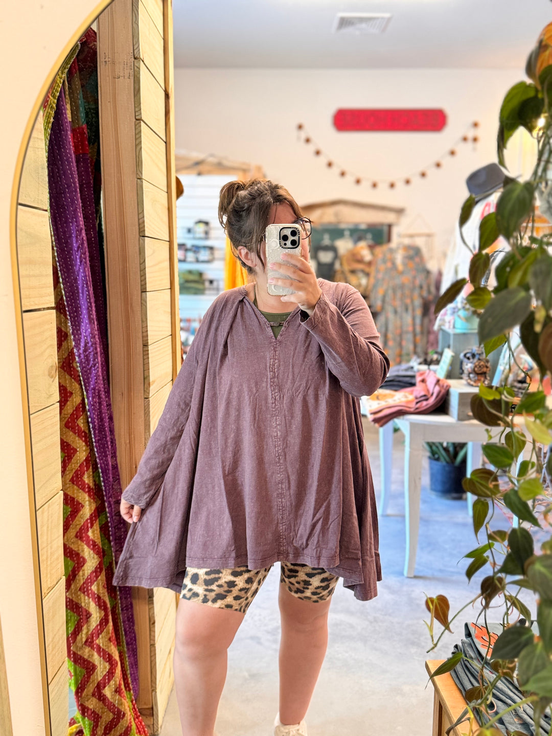 A-line Flare Top with pockets