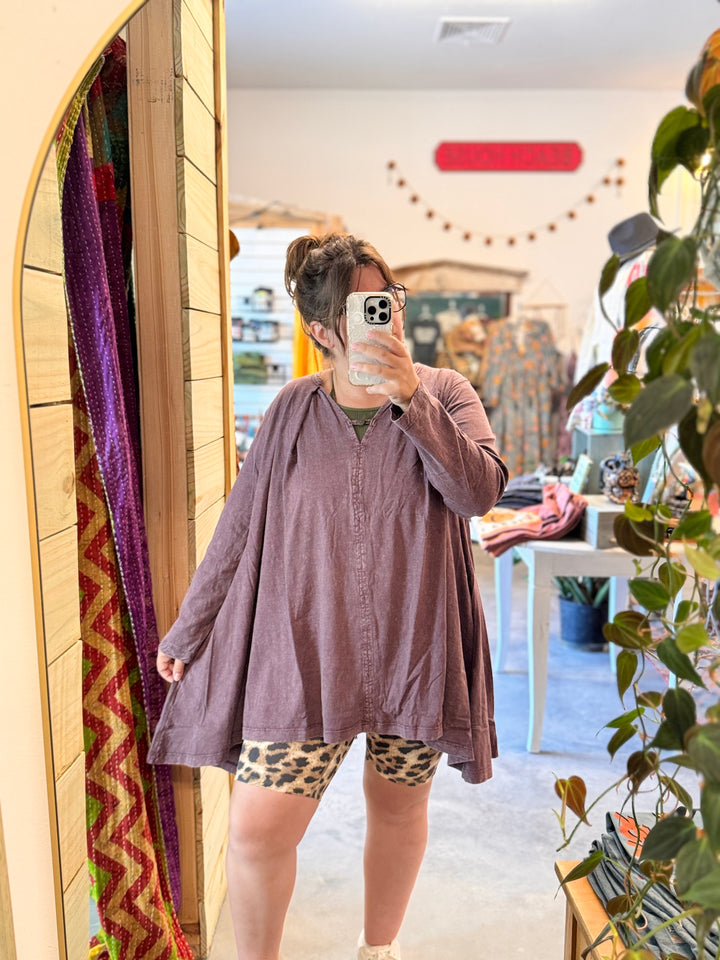 A-line Flare Top with pockets