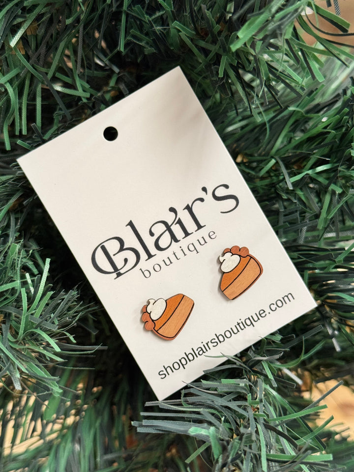 Pumpkin Pie Stud Earrings