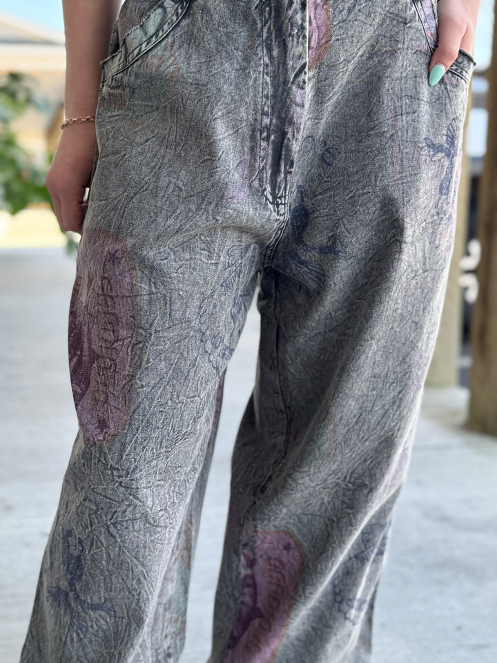 Seaside Printed Pants - Paper Lace