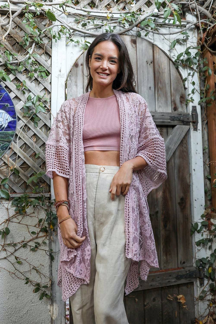 Floral Pattern Kimono