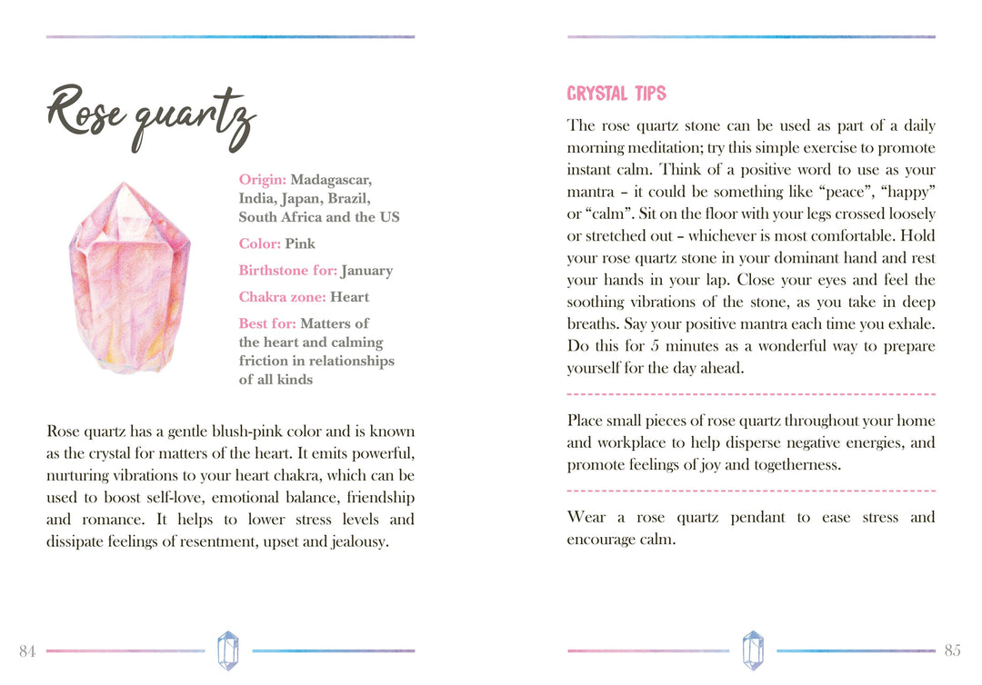 Little Book of Crystals (Hardcover, Gift)