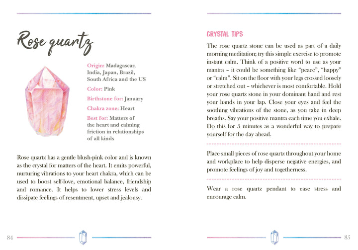 Little Book of Crystals (Hardcover, Gift)
