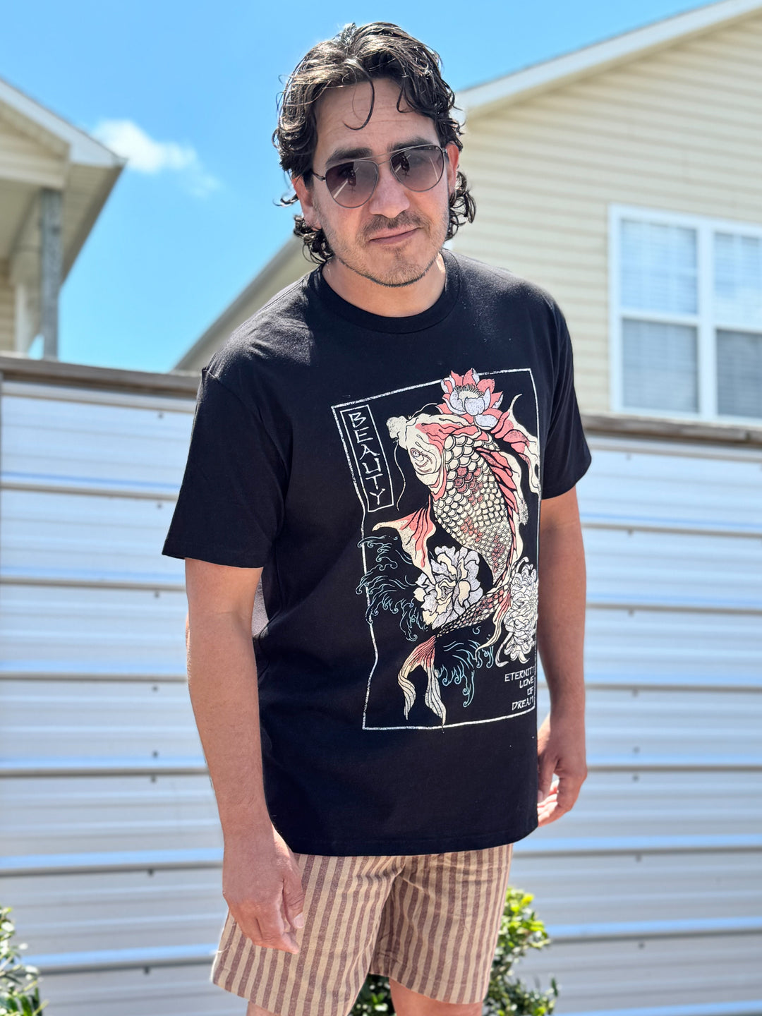 Koi Fish Graphic Top