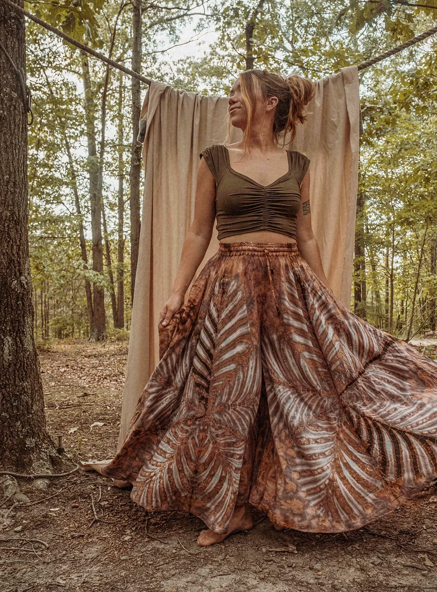Hand Dyed Palazzo Pants
