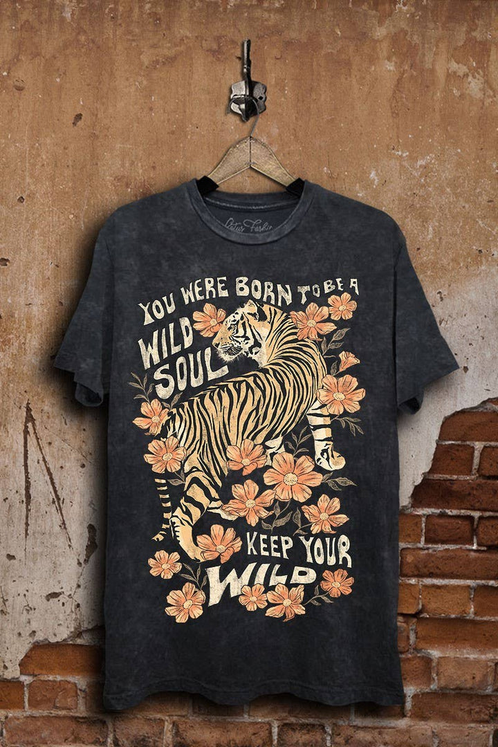 Wild Soul Tiger Graphic Top