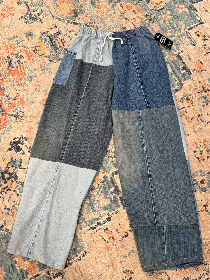 Denim Eco Pants - L