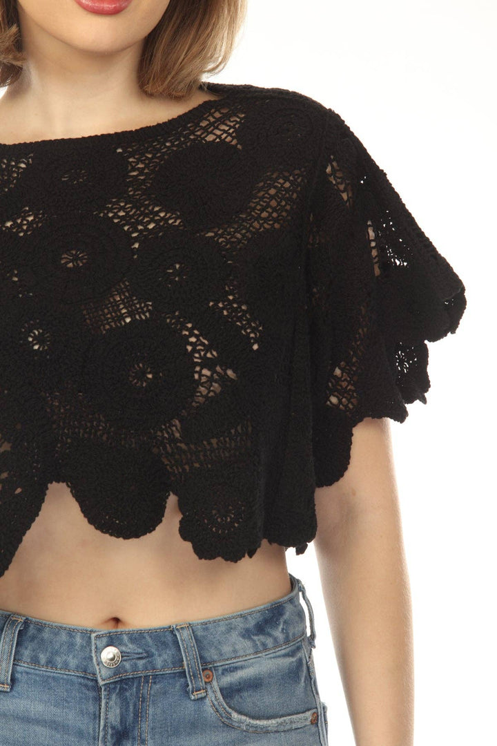 Lace Mandala Crop Top