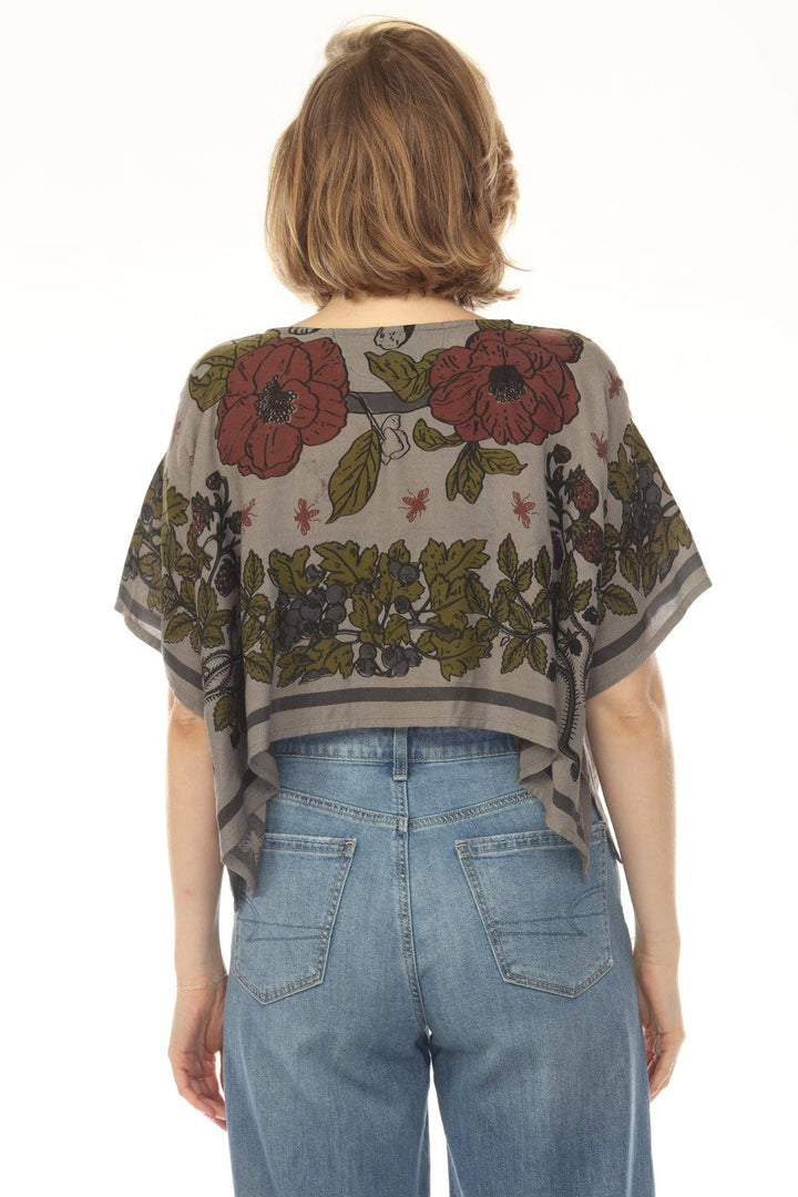 Cottage Garden Scarf Top