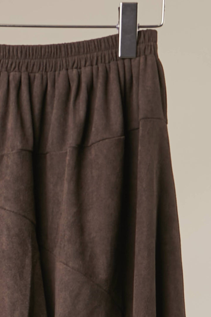Boho Layered Lace Hem Midi Skirt