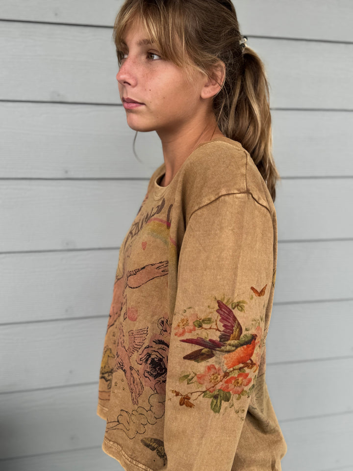 Unicorn Rainbow Sweatshirt Top - Paper Lace