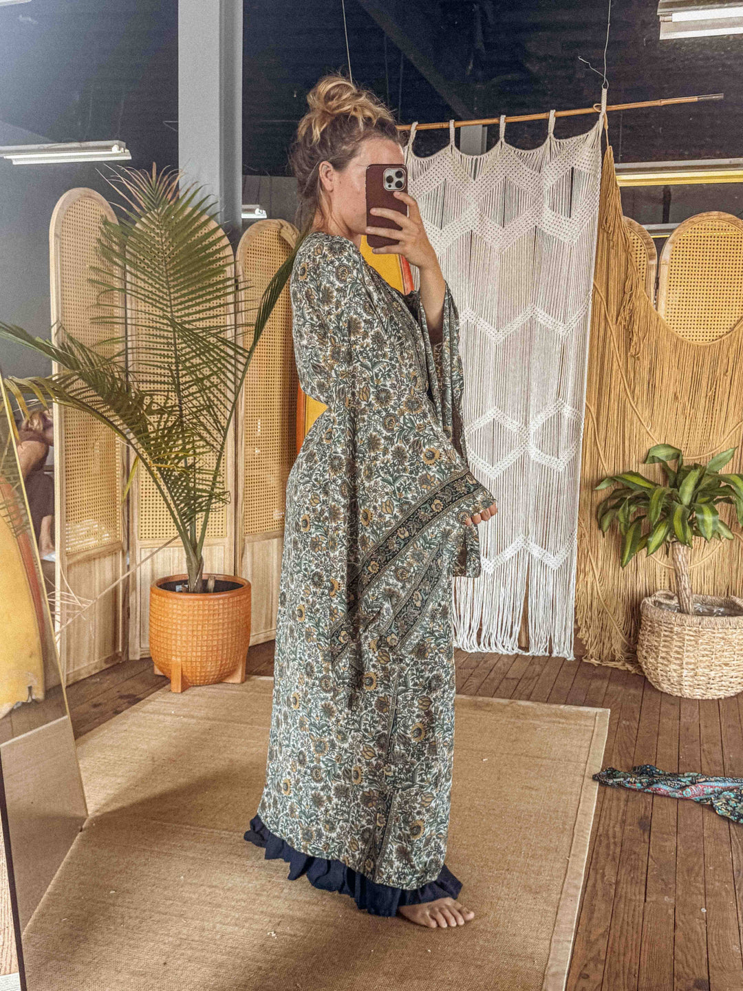 Reverie - Silk Long Maxi Kimono