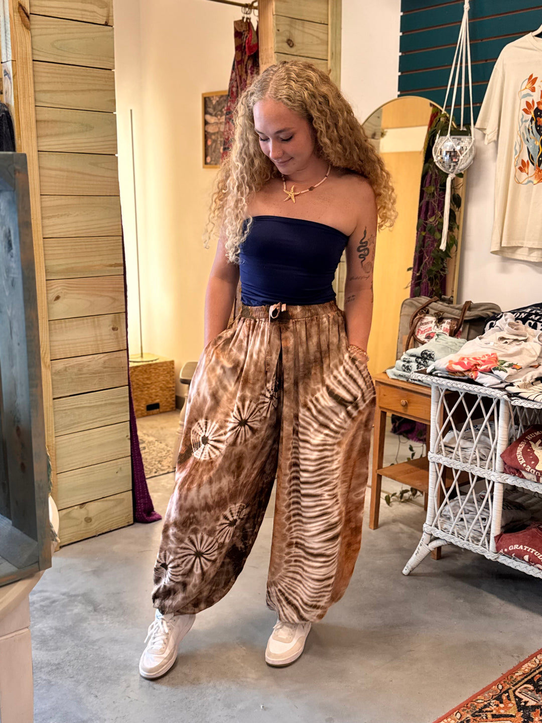 Lantern Tie Dye Pants