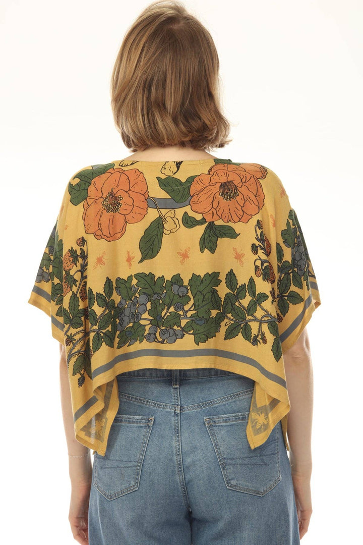 Cottage Garden Scarf Top
