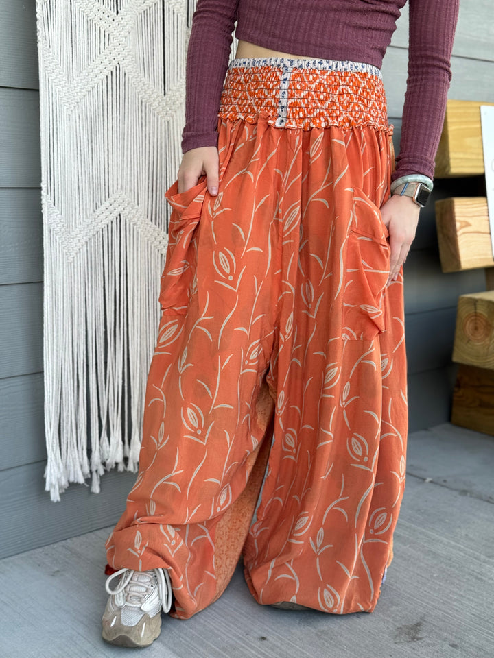 Sunset - Duality Synergy Side Slit Pants OOAK