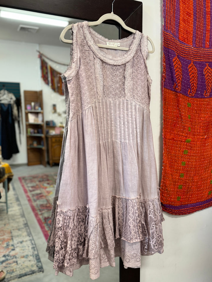 Vintage Lavender Tea Dress