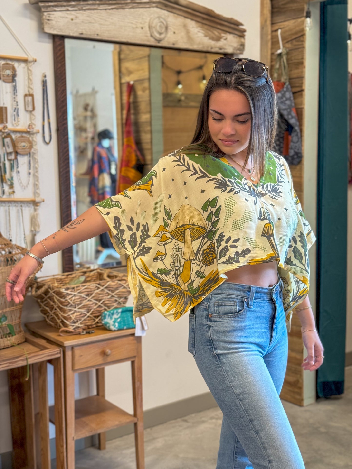 Mushroom Scarf Top