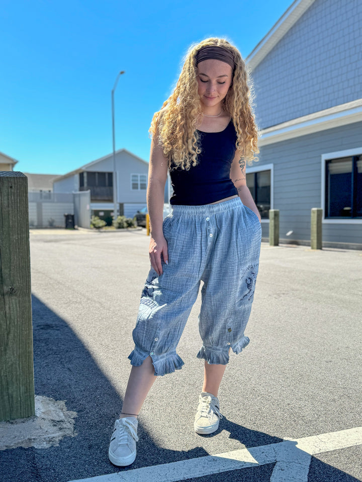 Mermaid Gauze Pants - Paper Lace