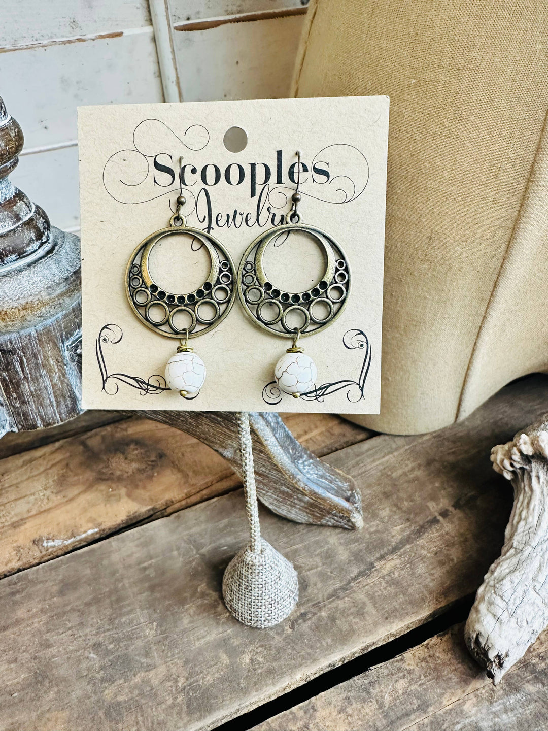 Natural Hoop Earring