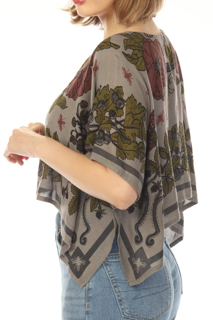 Cottage Garden Scarf Top