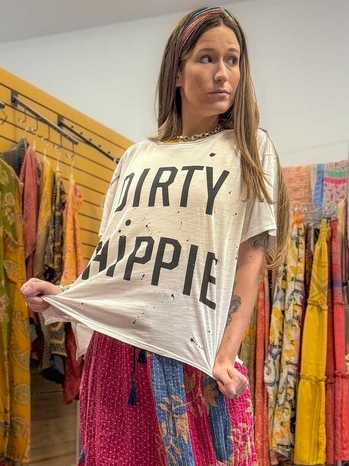 Dirty Hippie Tee - Parchment