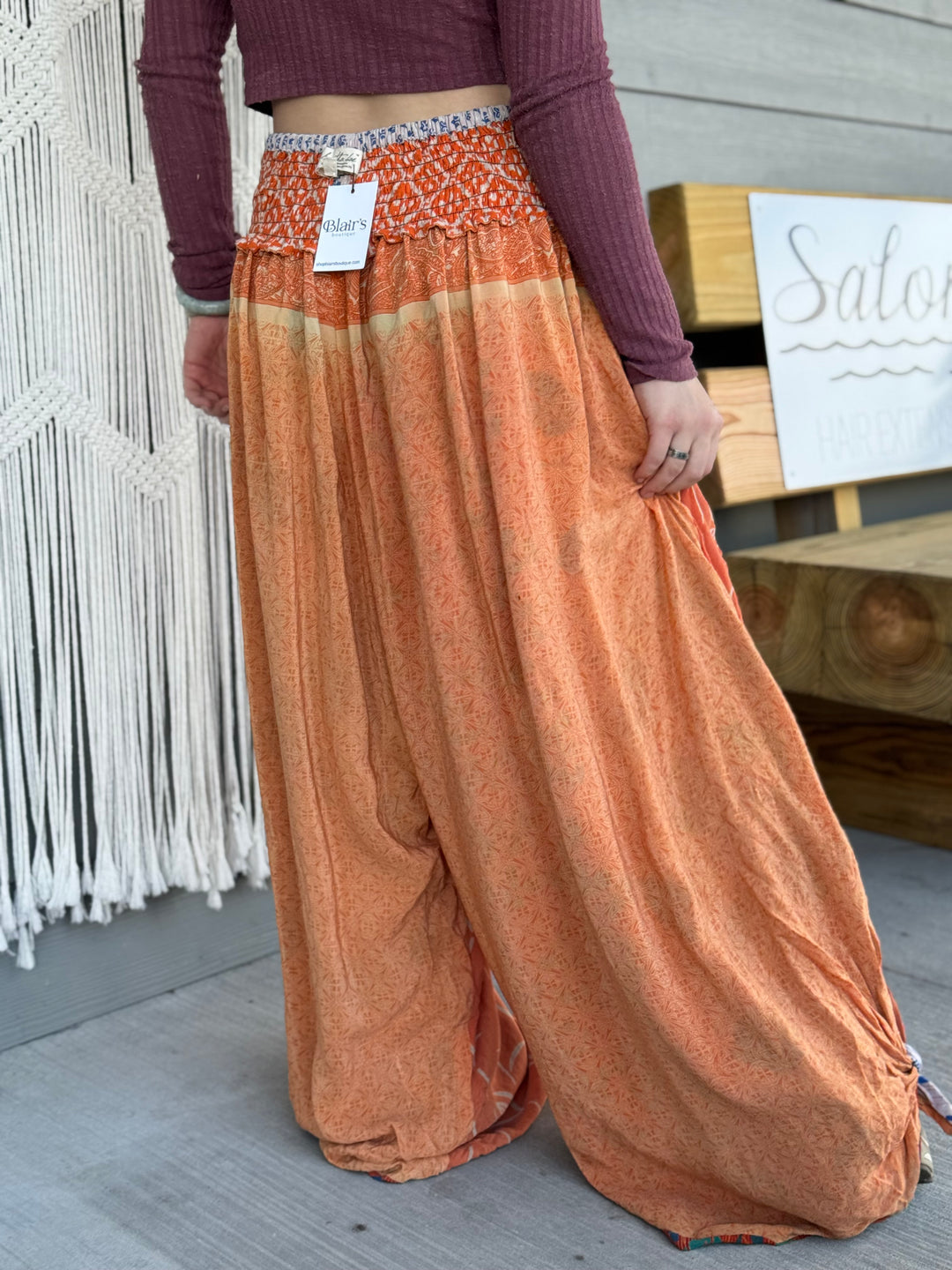 Sunset - Duality Synergy Side Slit Pants OOAK