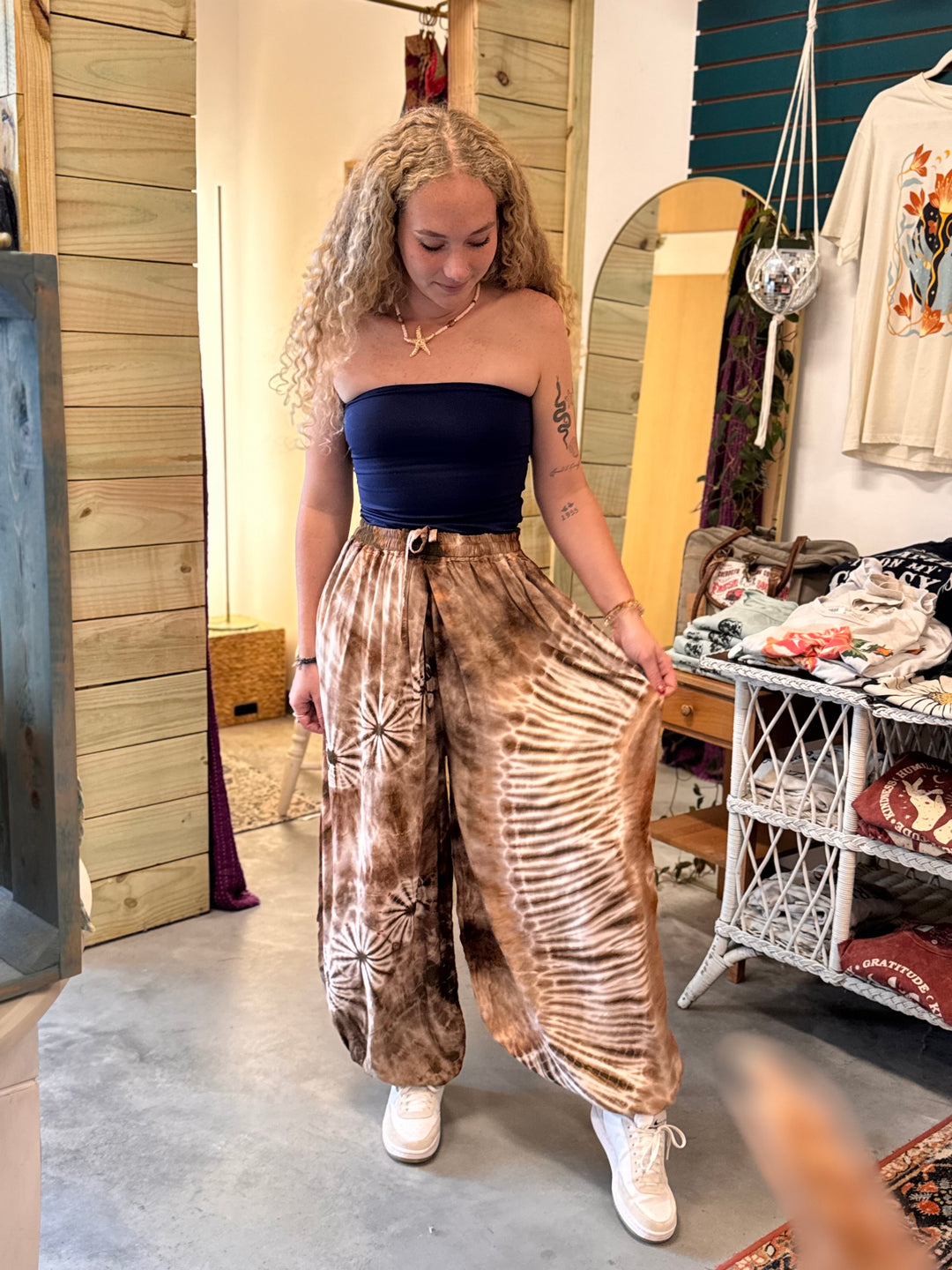 Lantern Tie Dye Pants