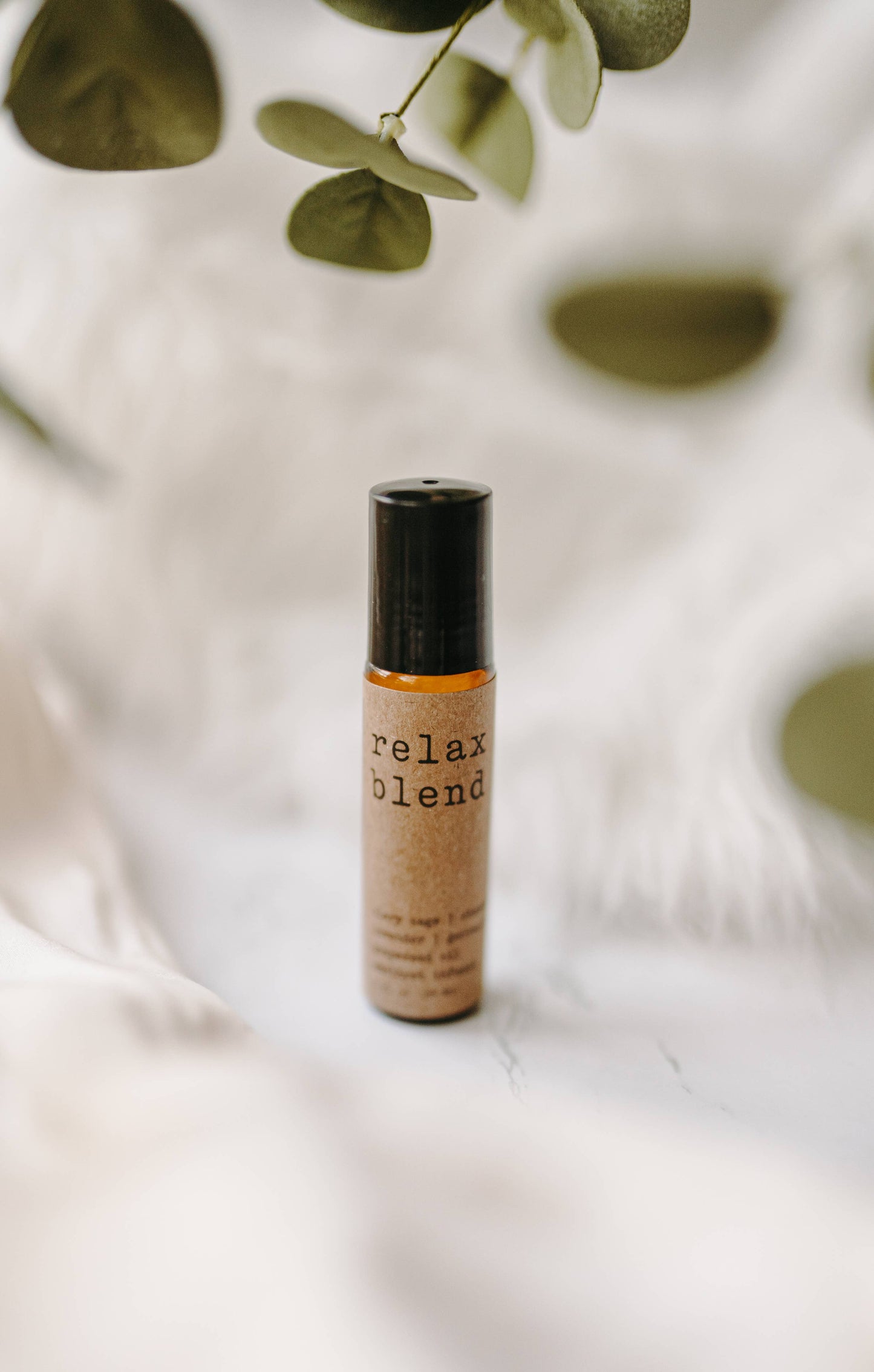 Relax Roller | Made with Essential Oils + Amethyst Crystals