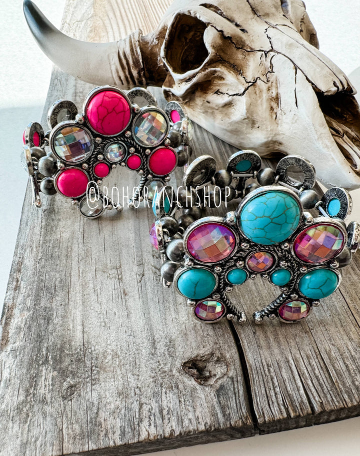 Cosmic Western Squash Blossom Bracelet