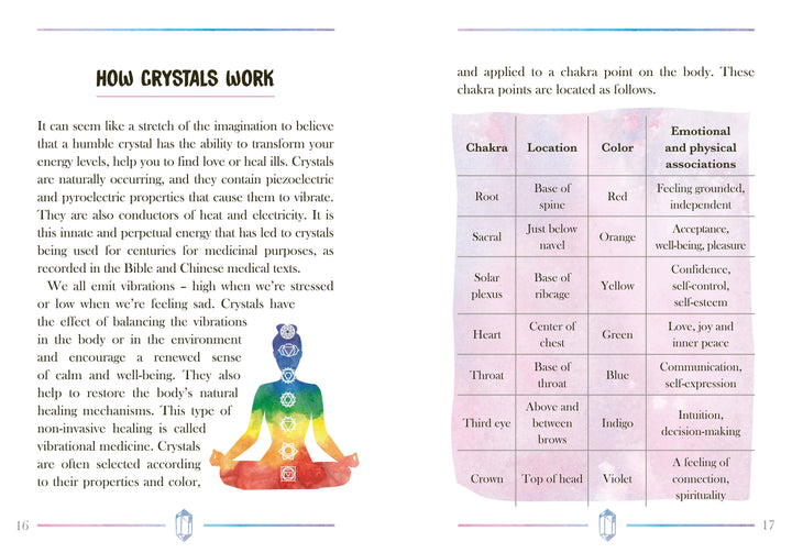 Little Book of Crystals (Hardcover, Gift)