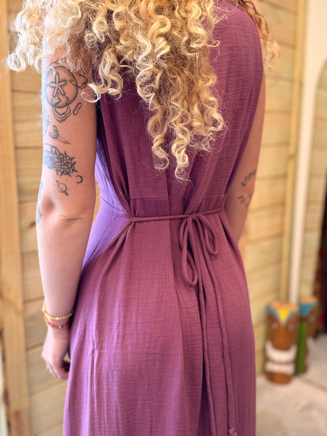 Organic Bamboo Cotton Button Down Dress *Final Sale Regular / Golden Cyprus/ Green Organic Bamboo Cotton Button Down Dress *Final Sale Regular / Golden Cyprus/ Green