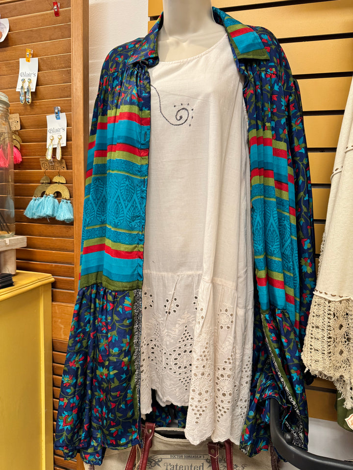 Sleeveless Top with Shiffle - Cream