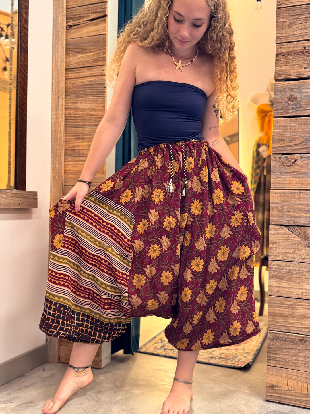Refined - Silk Karma Culottes OOAK