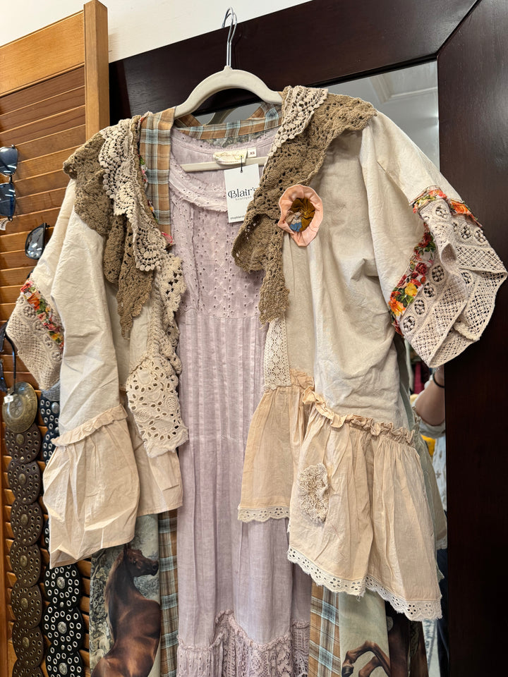 Garden Tea Draped Topper Jacket - Paper Lace