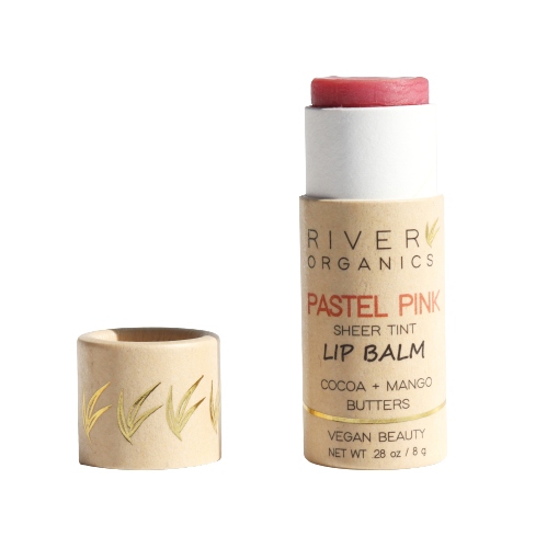 Pastel Pink Vegan Lip Balm