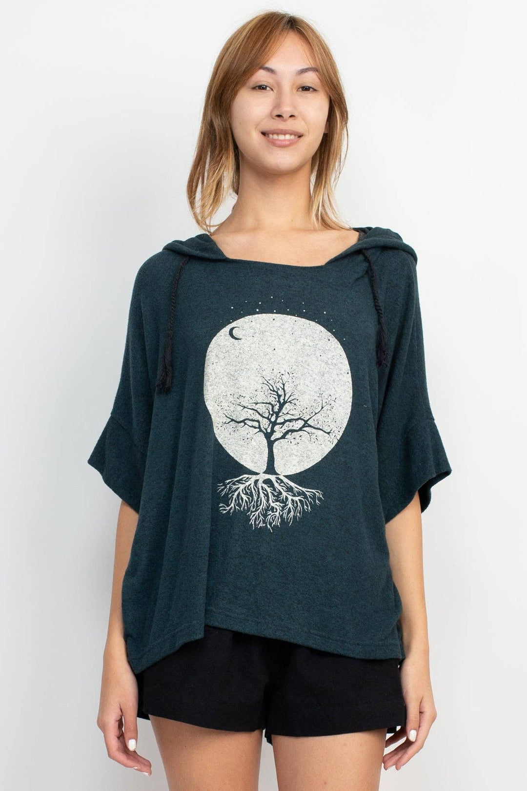 Lunar Tree of Life Oversize Soft Sweater