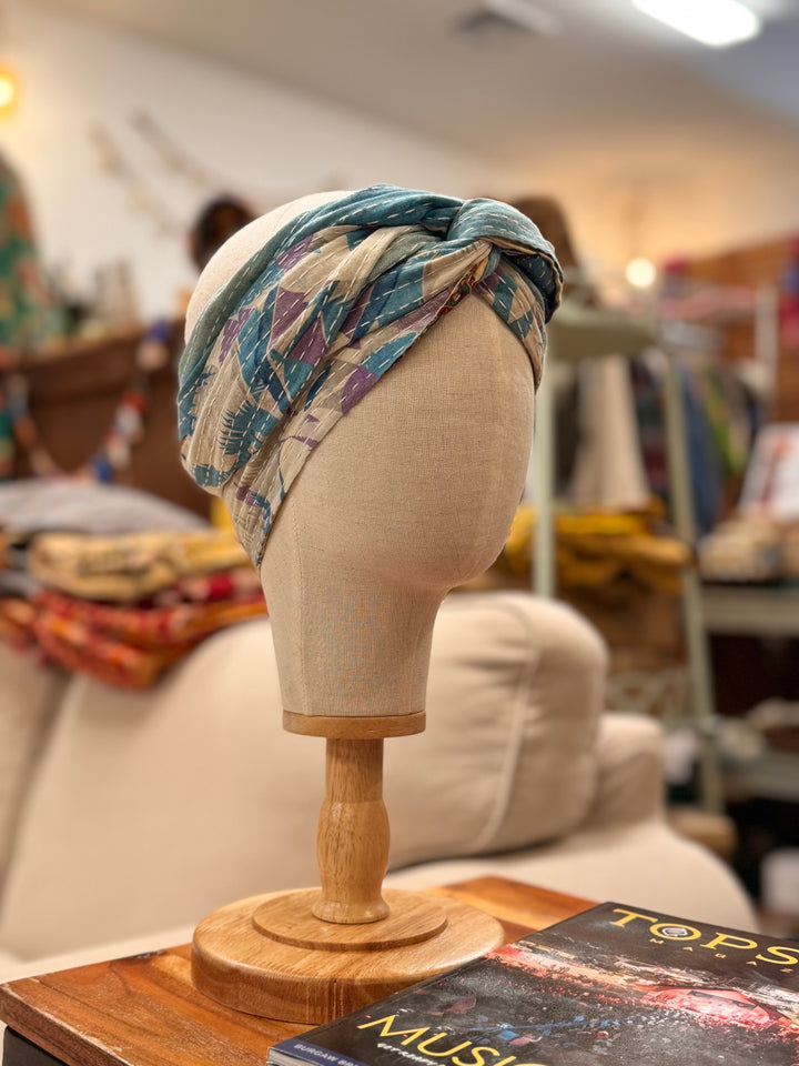 Kantha Headscarf