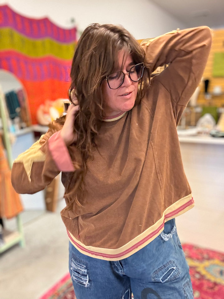 Vintage Star Patch Pullover