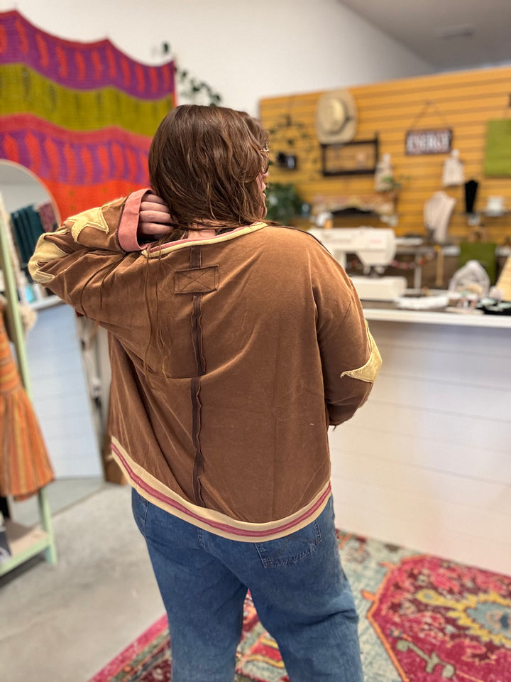 Vintage Star Patch Pullover