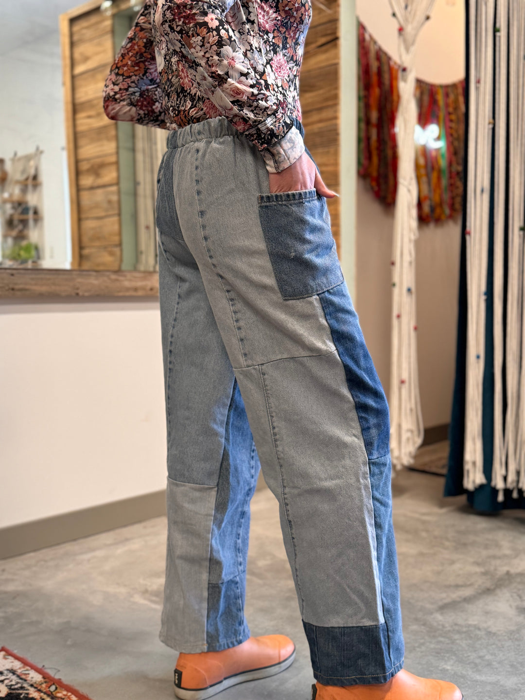 Denim Eco Pants - S/M