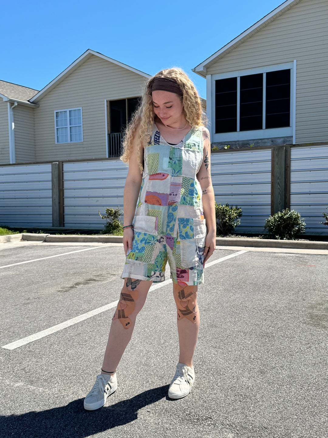 Seaside Patchwork Romper - Paper Lace