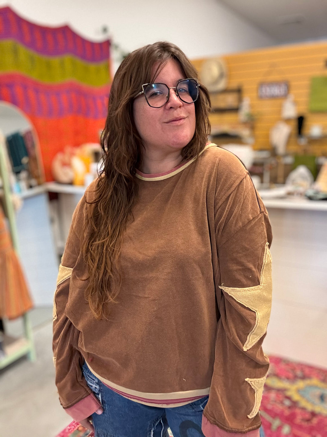 Vintage Star Patch Pullover